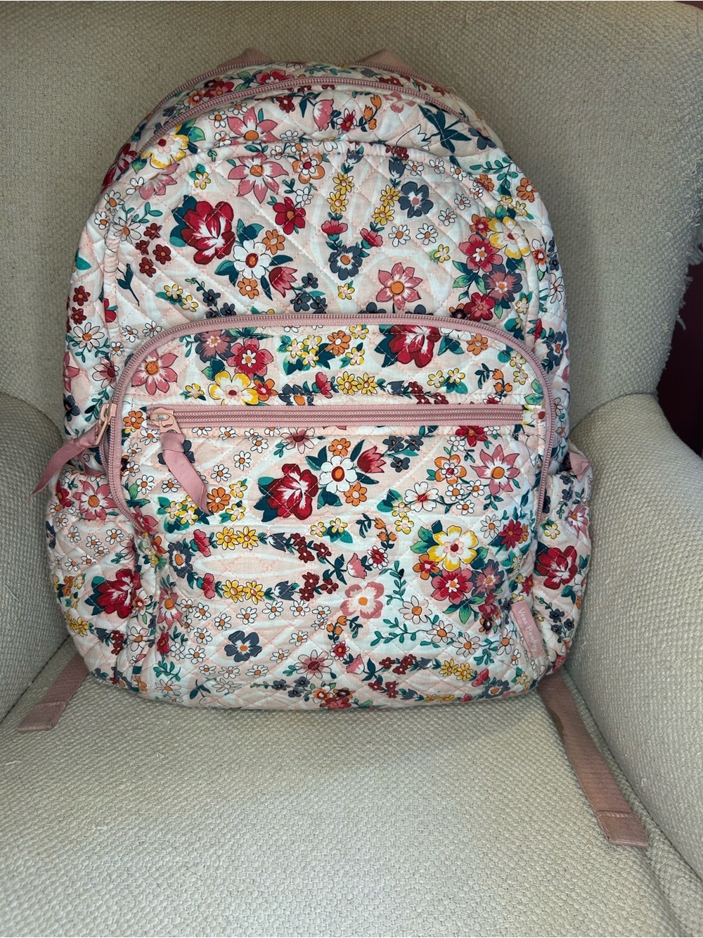 Vera Bradley campus backpack in Prairie Paisley